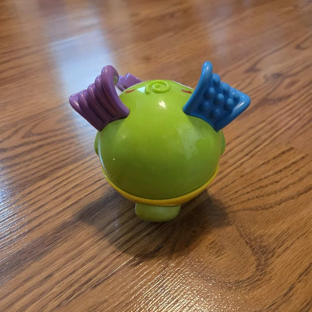 Fisher Price Brilliant Basics Tug Puppy 6m Interactive Baby Toy Vintage Colorful